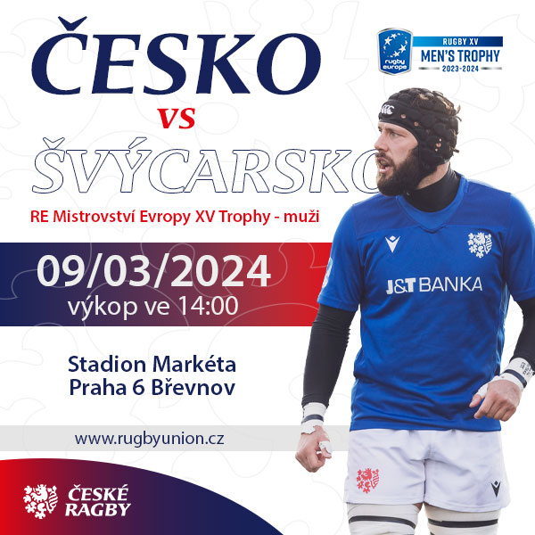 Ragby: Česko vs Švýcarsko