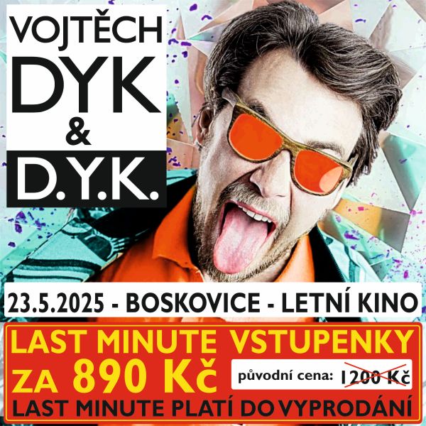 Vojtěch DYK & D.Y.K. + předkapela: Gabriela V.G.