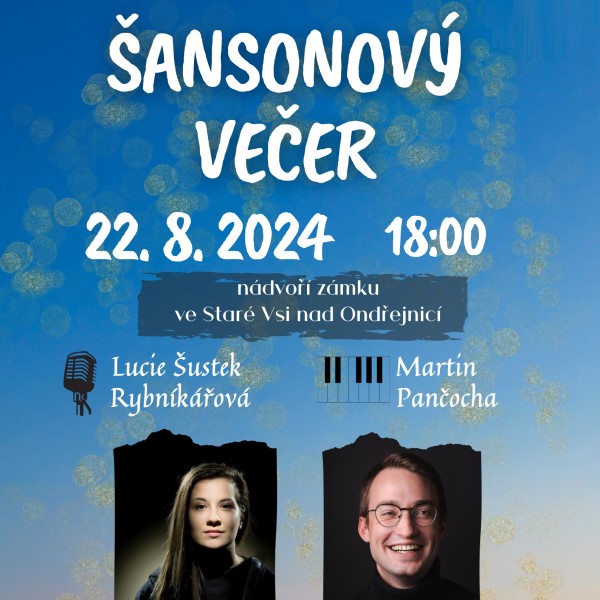 Šansonový večer Lucie Šustek Rybnikářová