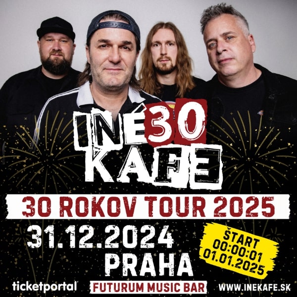 SILVESTER S INEKAFE V PRAHE - 30 ROKOV TOUR 2025
