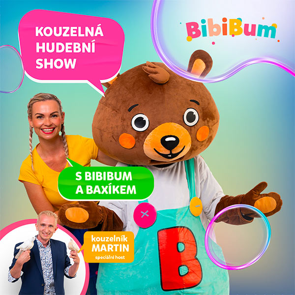 Kouzelná hudební show s BibiBum a Baxíkem!