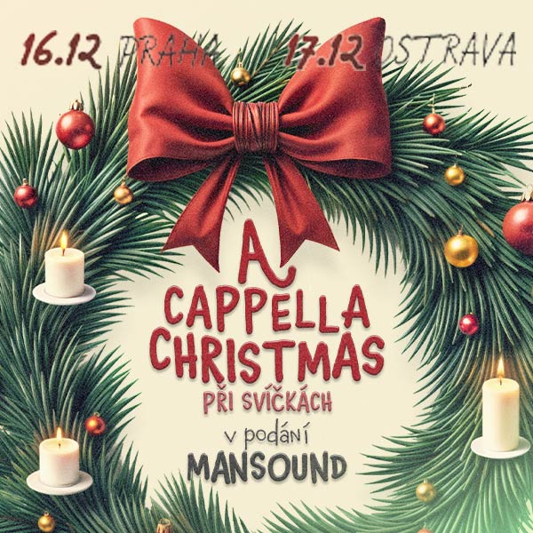 A Cappella Christmas při svíčkách
