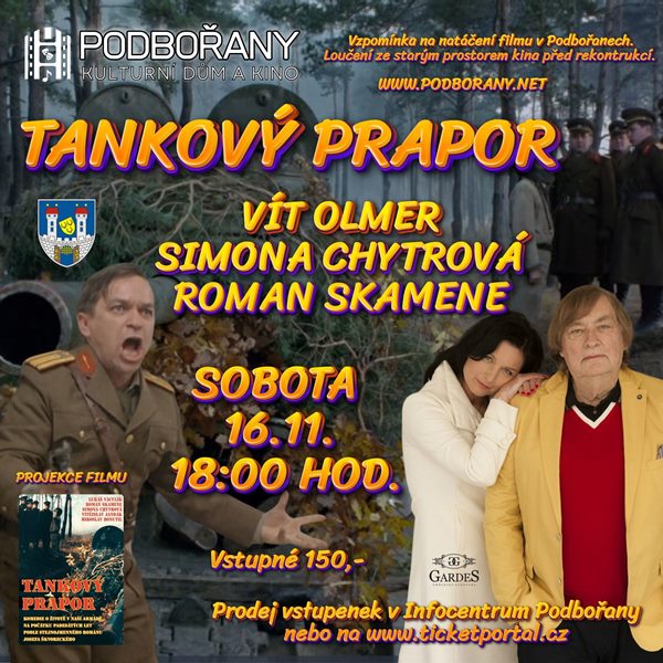 TANKOVÝ PRAPOR - Talkshow a projekce filmu