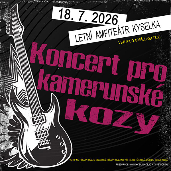 KONCERT PRO KAMERUNSKÉ KOZY
