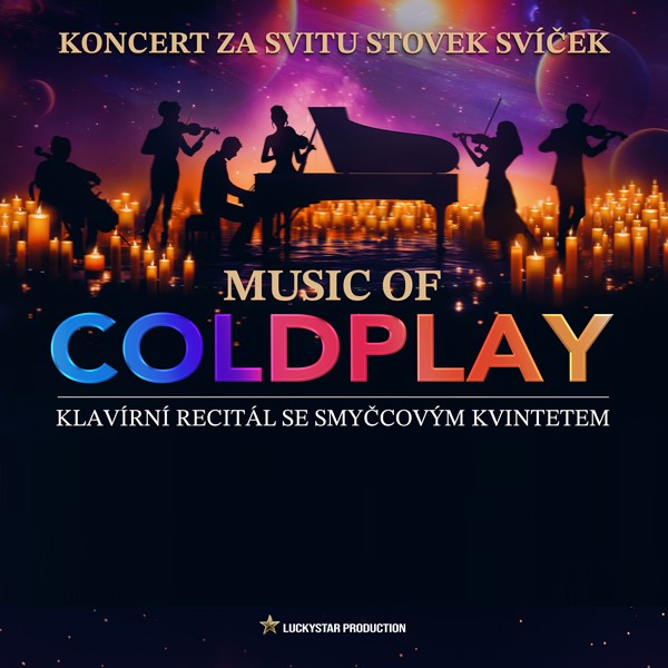Music of COLDPLAY – Klavírní recitál se smyčcovým kvintetem