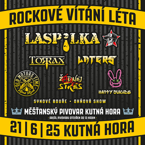 Rockové vítaní léta 2025