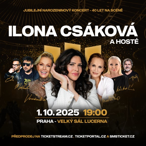 Ilona Csáková v Lucerně - jubilejní narozeninový koncert