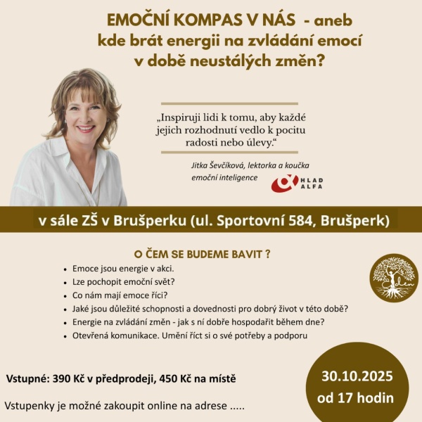 Jitka Ševčíková – Emoční kompas v nás