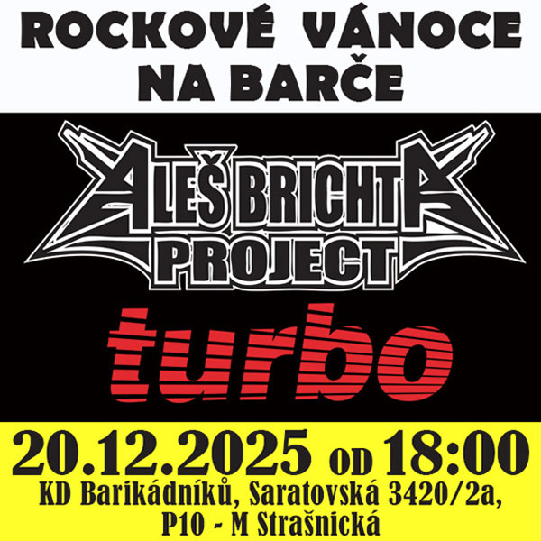 Rockové Vánoce na Barče - Aleš Brichta Project…