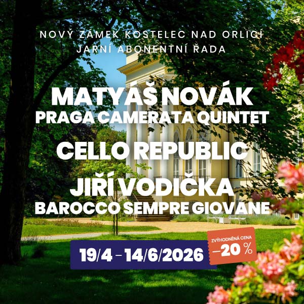 Jarní abonentní řada 2026 v Novém zámku v Kostelci nad Orlicí
