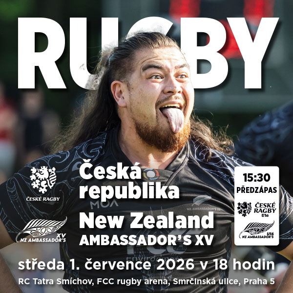 Ragby Česká republika-New Zealand Ambassador´s XV.