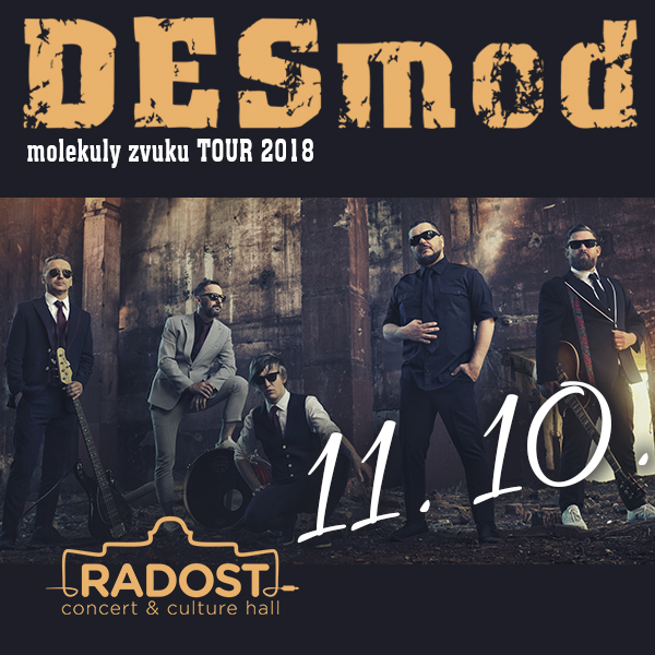 DESMOD molekuly zvuku tour 2018