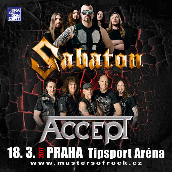 SABATON (Swe): The Last Tour 2017 w/ ACCEPT (Ger)