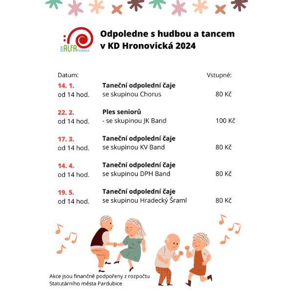 Ples seniorů s kapelou JK Band