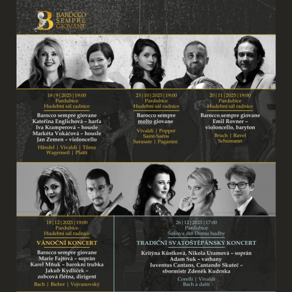 BAROCCO SEMPRE GIOVANE: ABO září - prosinec 2025