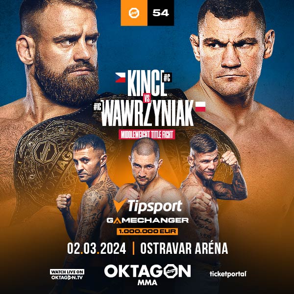 OKTAGON 54: KINCL vs. WAWRZYNIAK  a Tipsport Gamechanger 2