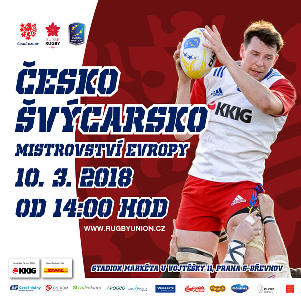 ME v ragby: Česká republika vs. Švýcarsko