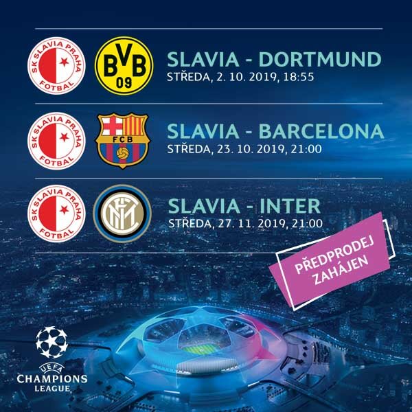 SK Slavia Praha - Permanentka na Ligu Mistrů