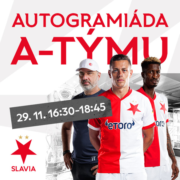 SK Slavia Praha - Autogramiáda A-týmu