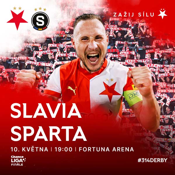 SK Slavia Praha - AC Sparta Praha (sektor hosté)