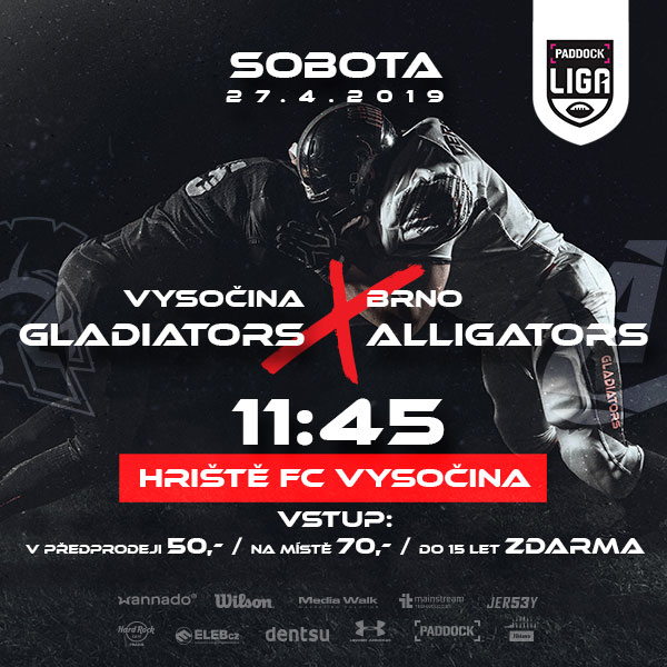 Vysočina Gladiators vs Brno Alligators