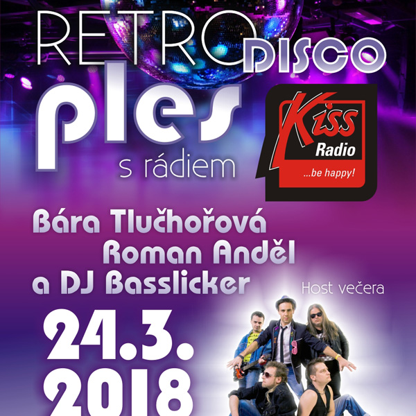 RETRO DISCO PLES s rádiem KISS, Benešov