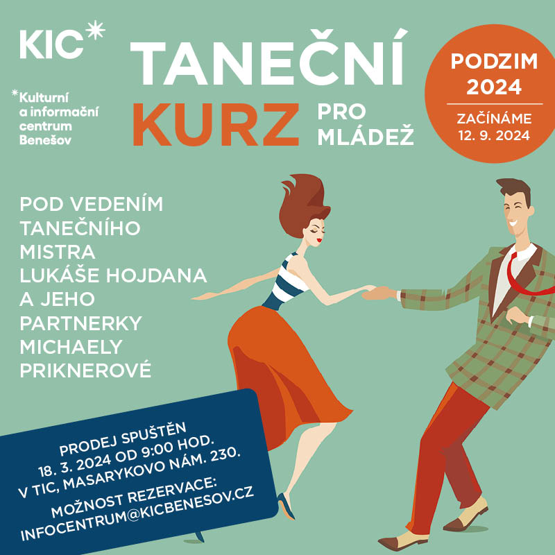 Taneční kurzy pro mládež 2024 - Prodloužená