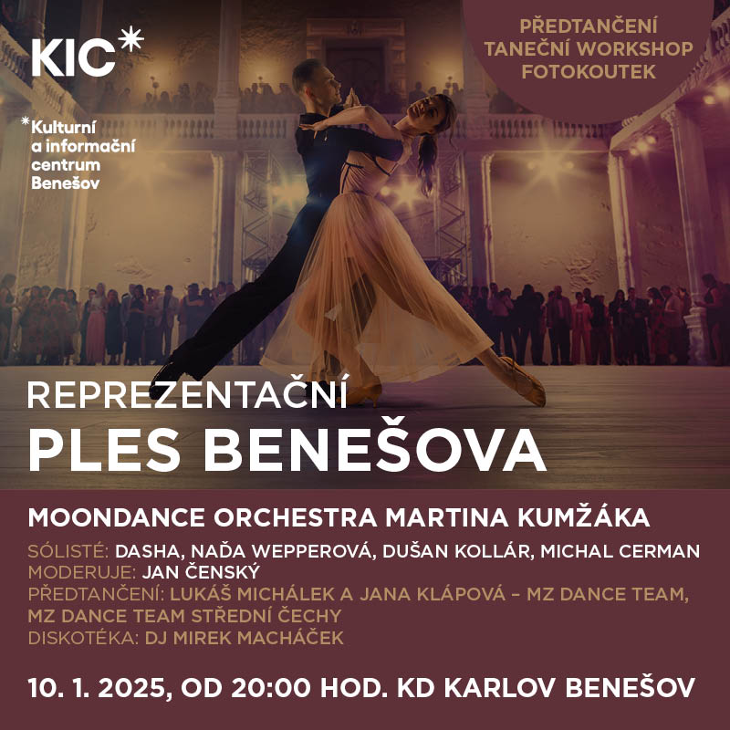 REPREZENTAČNÍ PLES BENEŠOVA 2025