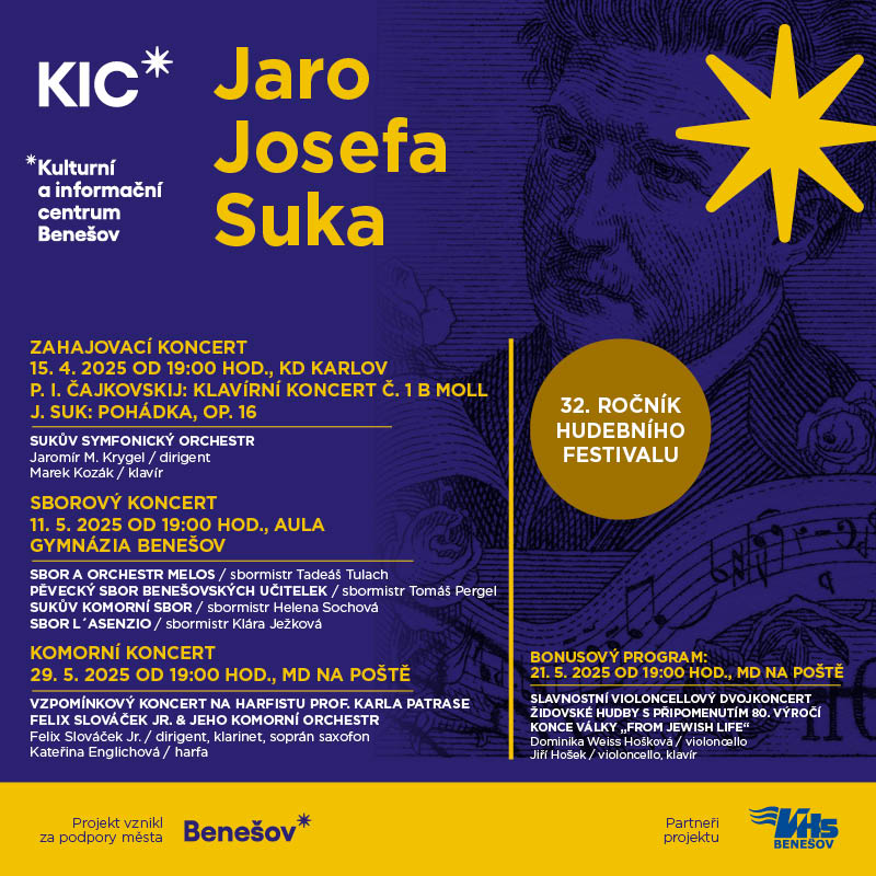 JARO JOSEFA SUKA 2025 - KOMORNÍ KONCERT