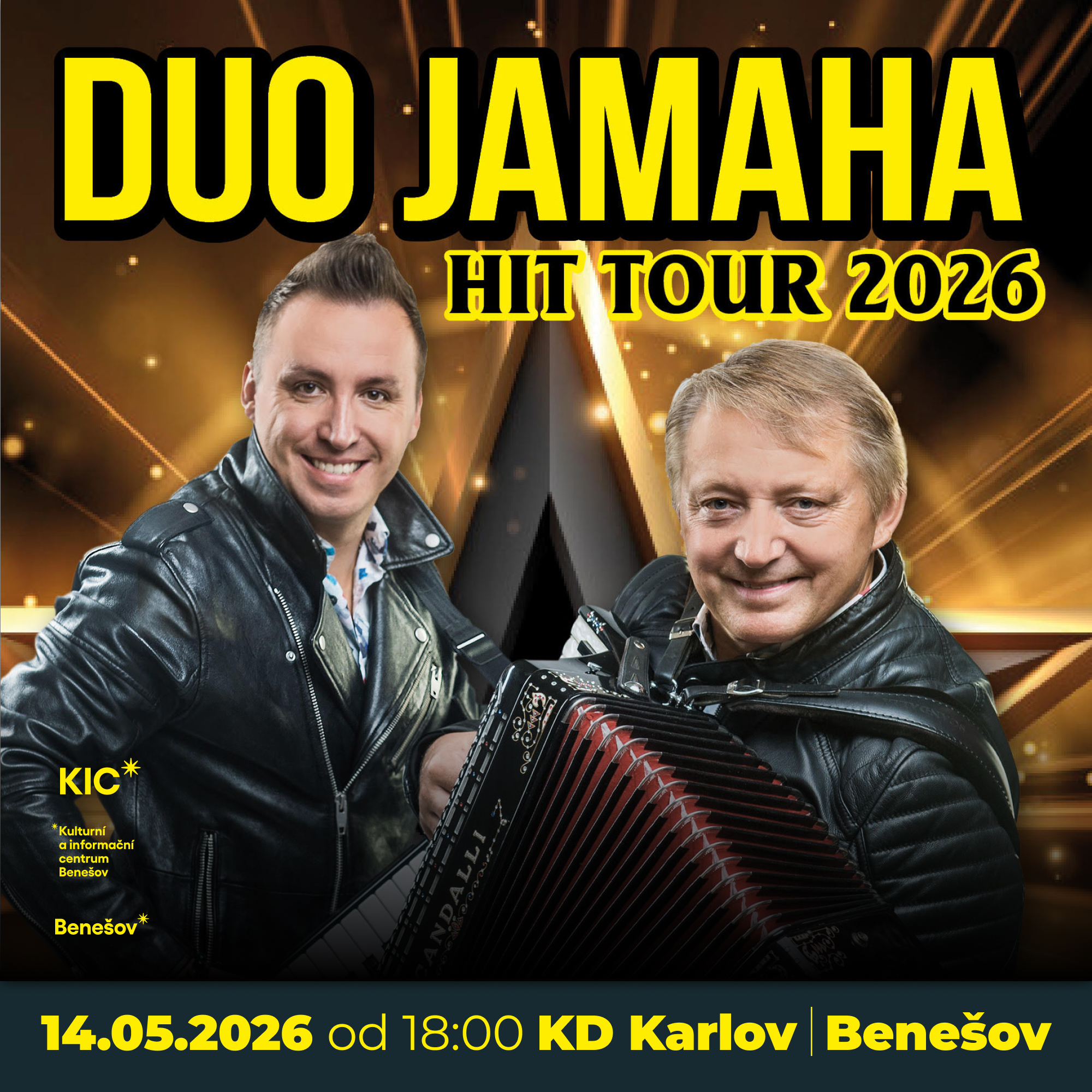 DUO JAMAHA, BENEŠOV - HIT TOUR 2026