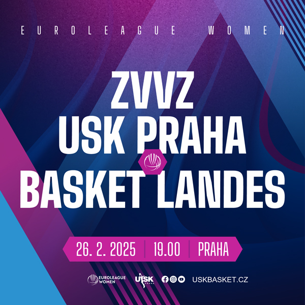 ZVVZ USK Praha – Basket Landes