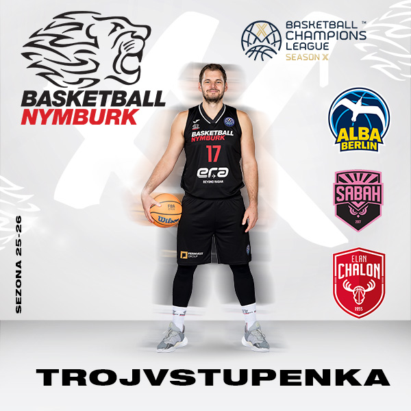 Basketball Nymburk – Liga mistrů – Trojvstupenka 1