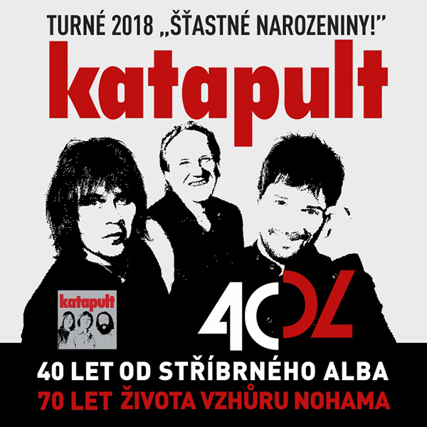 Katapult - Olda Říha 70.let vzhůru nohama - koncert v Ostravě -Hala Tatran, Cingrova 1627/10, Moravská Ostrava