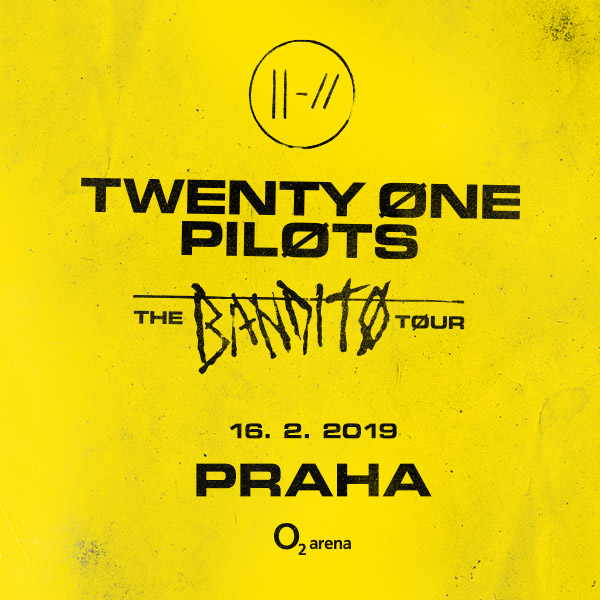 TWENTY ONE PILOTS - THE BANDITO TOUR - koncert v Praze -O2 Arena Praha, Českomoravská 2345/17, Praha
