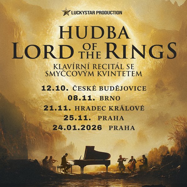 Hudba Lord of the Rings, KLAVÍRNÍ RECITÁL se smyčcovým kvintetem