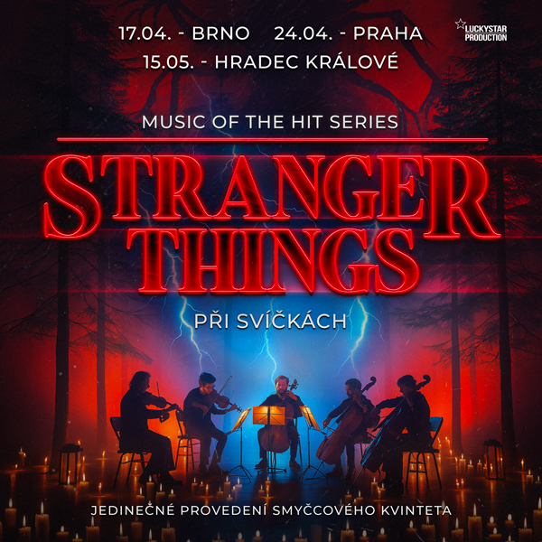 Koncert hudby ze seriálu Stranger Things – smyčcový kvintet