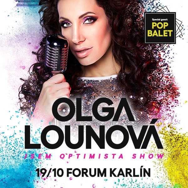 OLGA LOUNOVÁ - JSEM OPTIMISTA SHOW - koncert v Praze -Forum Karlín, Pernerova 676/51, Praha 8