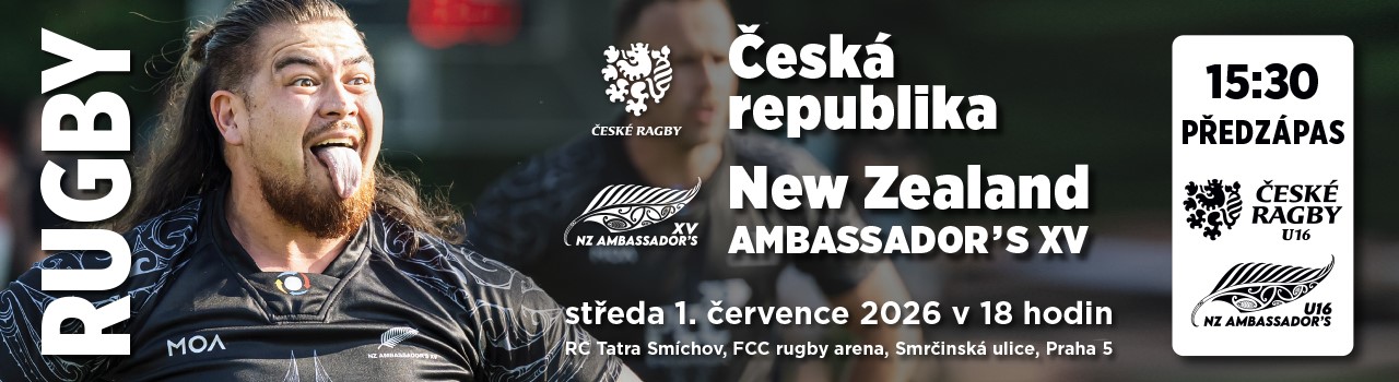 Ragby Česká republika-New Zealand Ambassador´s XV.